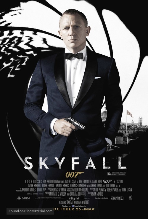 Skyfall - British Movie Poster