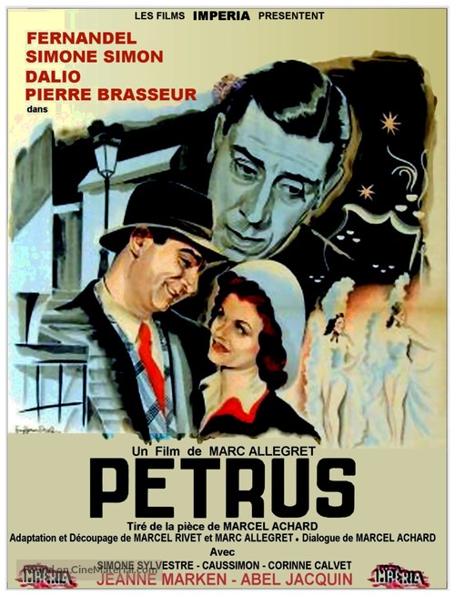 P&eacute;trus - French Movie Poster
