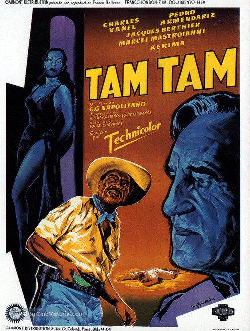 Tam tam mayumbe - French Movie Poster