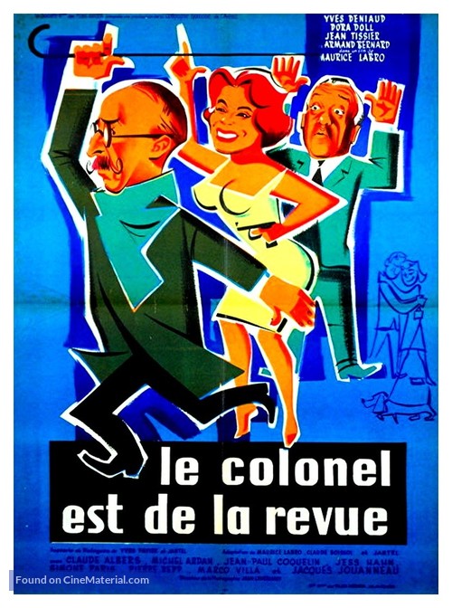 Le colonel est de la revue - French Movie Poster