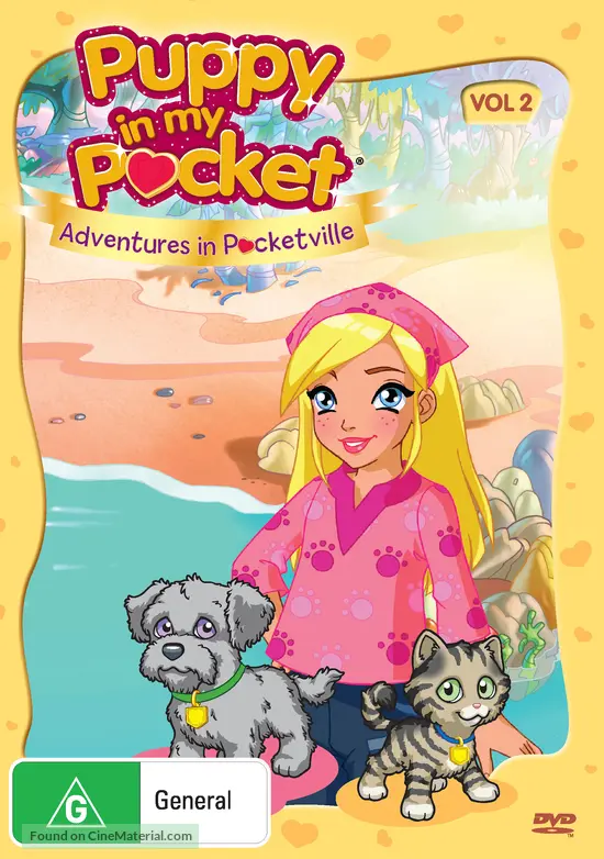 Puppy In My Pocket Adventures In Pocketville 11 Australian Dvd Movie Cover