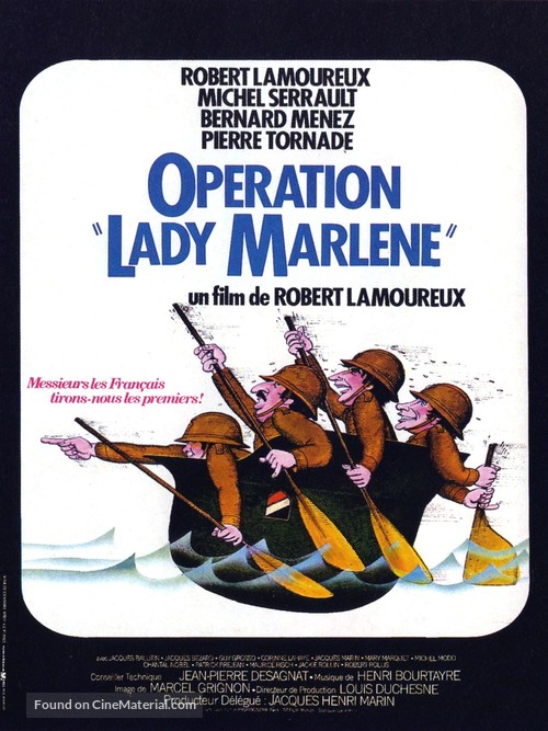 Op&eacute;ration Lady Marl&egrave;ne - French Movie Poster