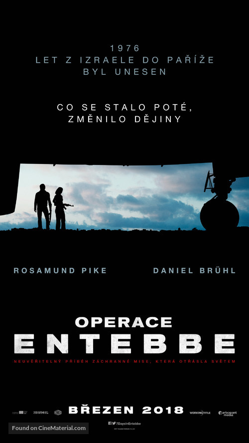 Entebbe - Czech Movie Poster
