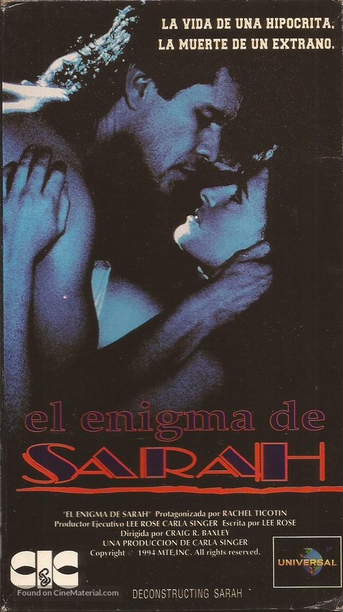 Deconstructing Sarah - Movie Cover