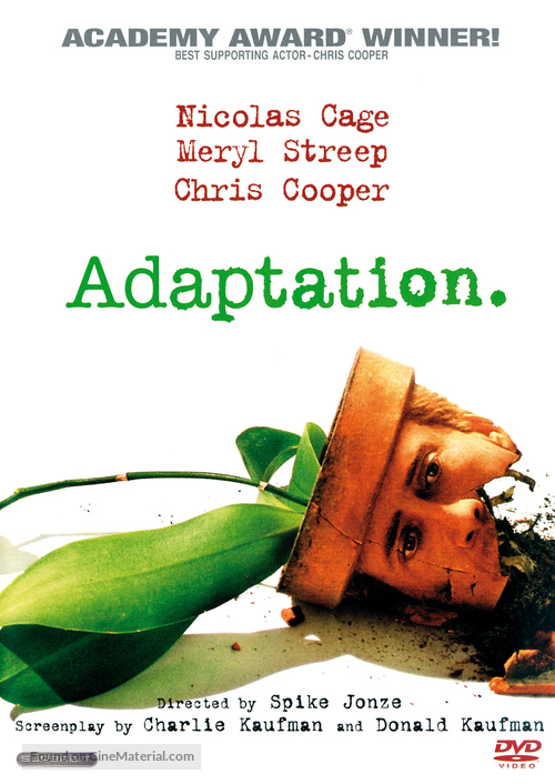 Adaptation. - DVD movie cover