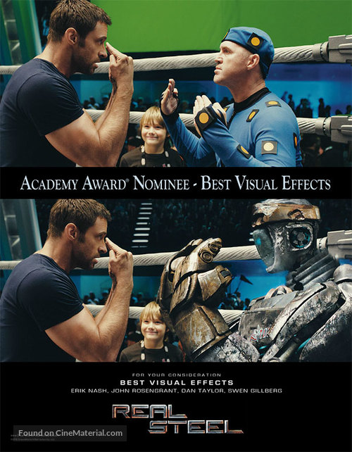 Real Steel - For your consideration movie poster