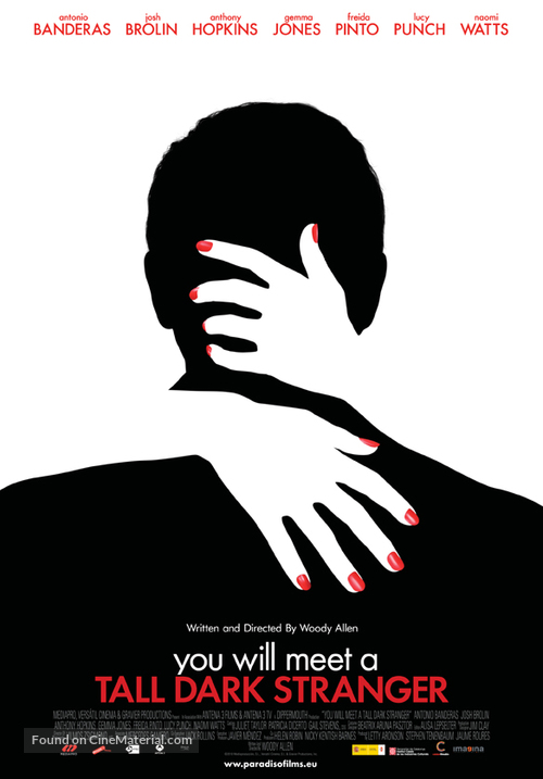 You Will Meet a Tall Dark Stranger - Dutch Movie Poster