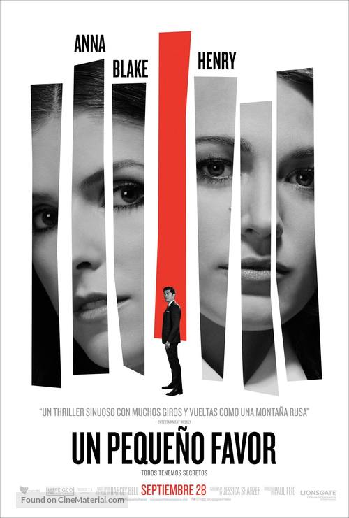 A Simple Favor - Mexican Movie Poster