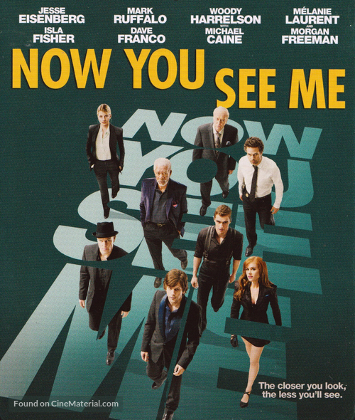 Now You See Me - Dutch Blu-Ray movie cover