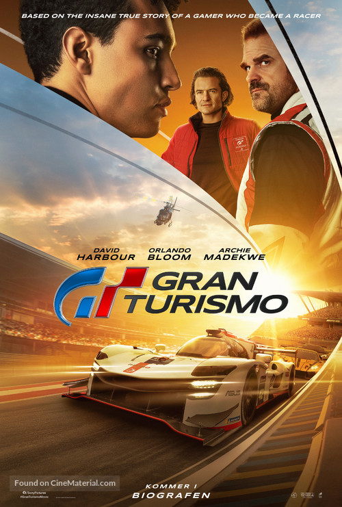 Gran Turismo - Danish Movie Poster