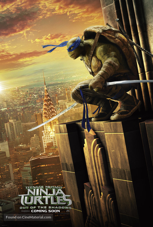 Teenage Mutant Ninja Turtles: Out of the Shadows - British Movie Poster