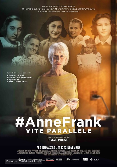 #AnneFrank. Parallel Stories - Italian Movie Poster