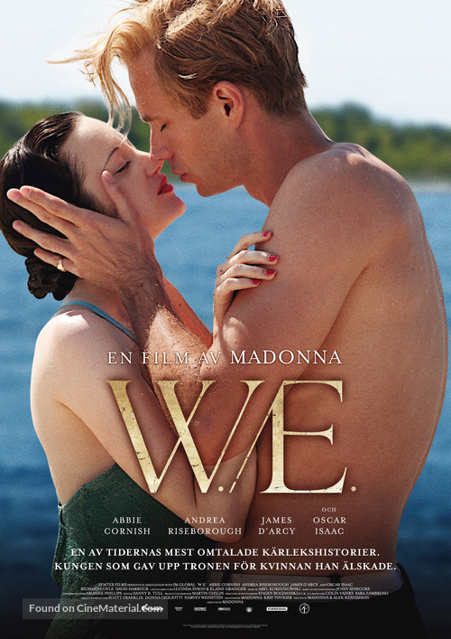 W.E. - Swedish Movie Poster