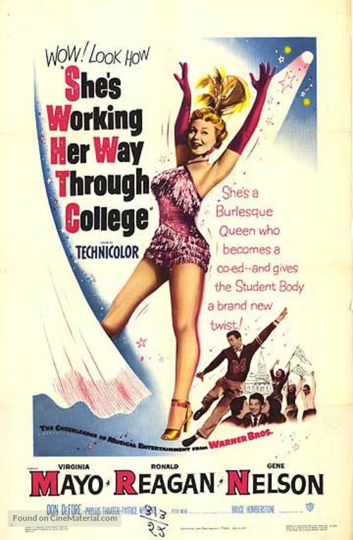 She&#039;s Working Her Way Through College - Movie Poster