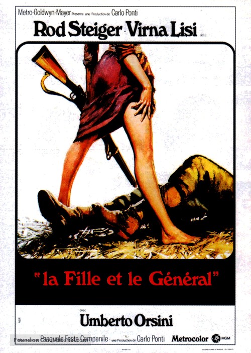 La ragazza e il generale - French Movie Poster
