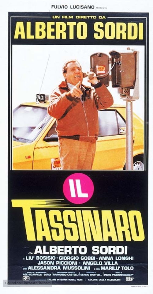 Il tassinaro - Italian Movie Poster