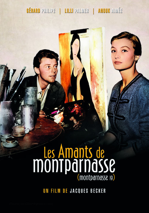 Les Amants de Montparnasse (Montparnasse 19) - French DVD movie cover