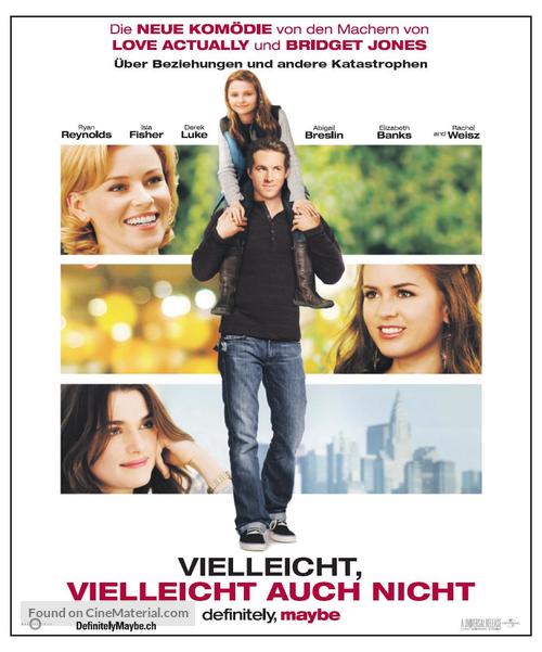 Definitely, Maybe - Swiss Movie Poster
