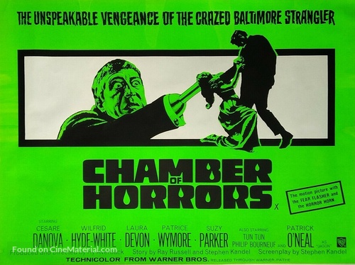 Chamber of Horrors - British Movie Poster