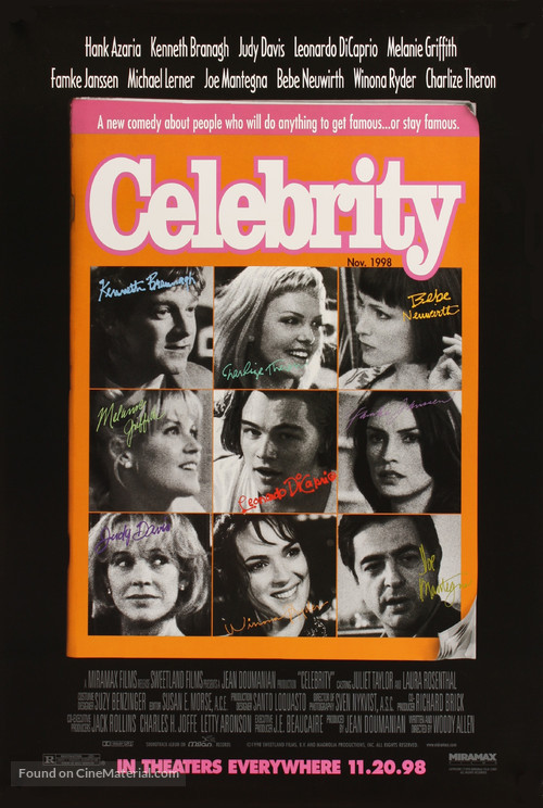 Celebrity - Movie Poster