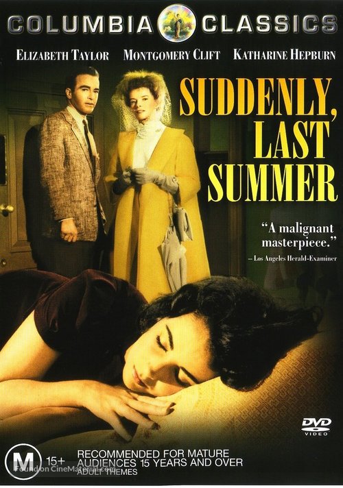 Suddenly, Last Summer - Australian Movie Cover