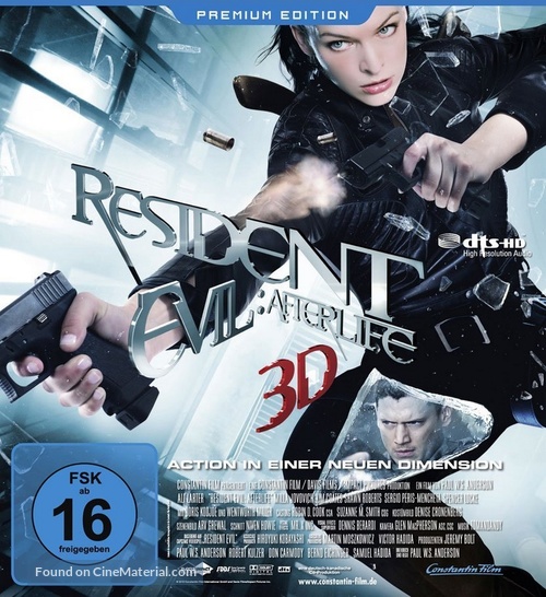 Resident Evil: Afterlife - German Blu-Ray movie cover