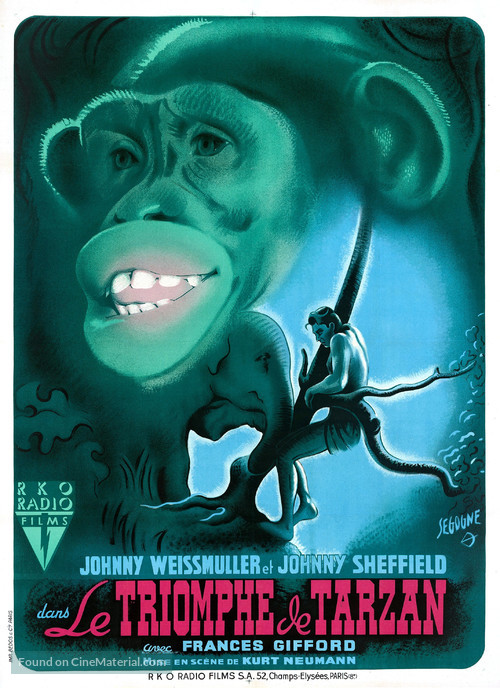 Tarzan Triumphs - French Movie Poster