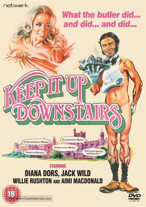 Keep It Up Downstairs - British DVD movie cover