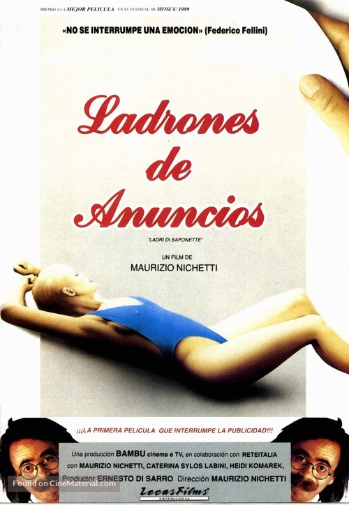 Ladri di saponette - Spanish Movie Poster