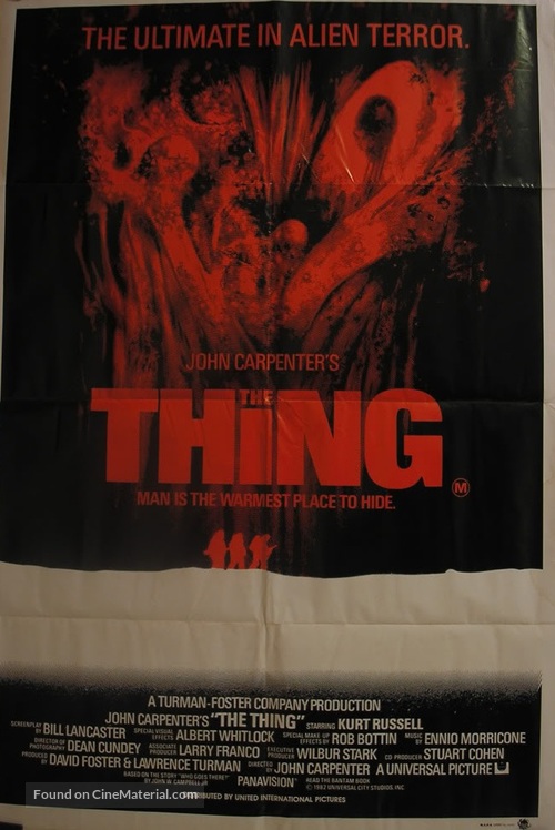 The Thing - Australian Movie Poster