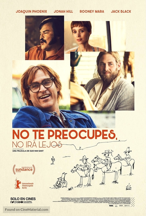 Don&#039;t Worry, He Won&#039;t Get Far on Foot - Mexican Movie Poster