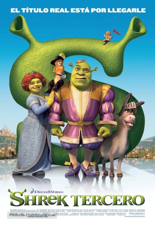 Shrek the Third - Mexican Movie Poster