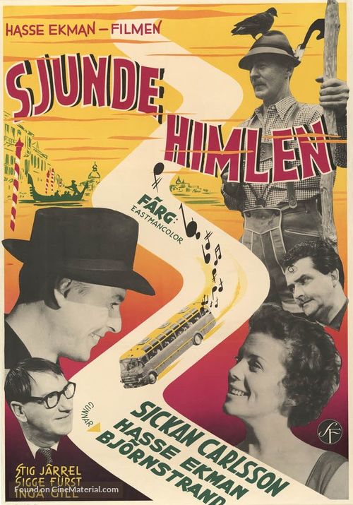 Sjunde himlen - Swedish Movie Poster