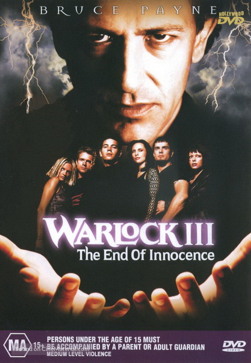 Warlock III: The End of Innocence - Australian DVD movie cover