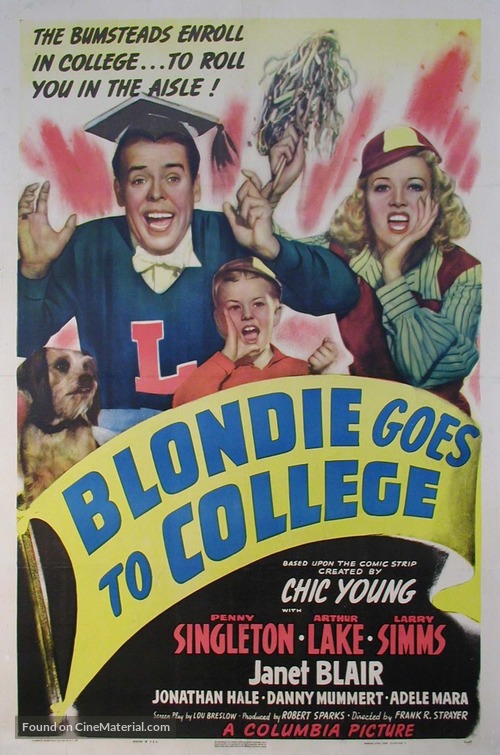 Blondie Goes to College - Movie Poster
