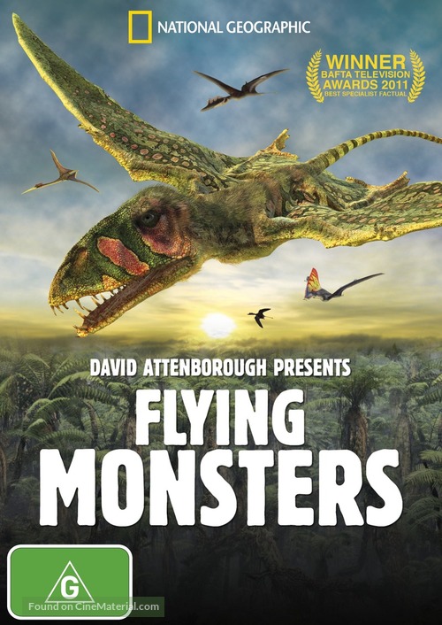 Flying Monsters 3D with David Attenborough - Australian DVD movie cover