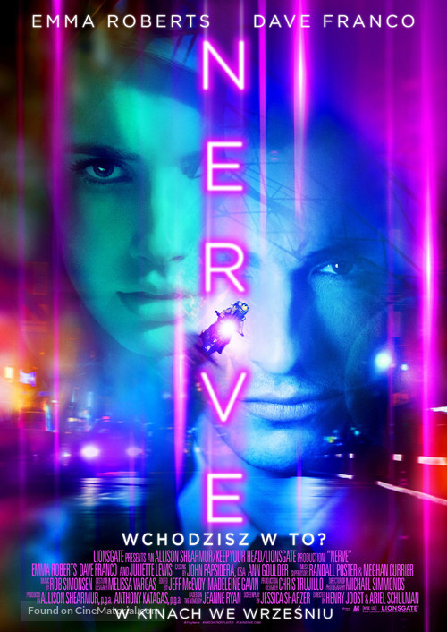 Nerve - Polish Movie Poster