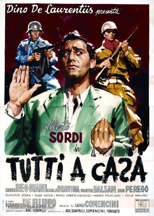 Tutti a casa - Italian Movie Poster