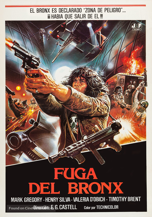 Fuga dal Bronx - Spanish Movie Poster