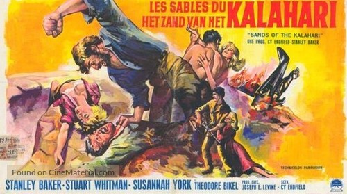 Sands of the Kalahari - Belgian Movie Poster