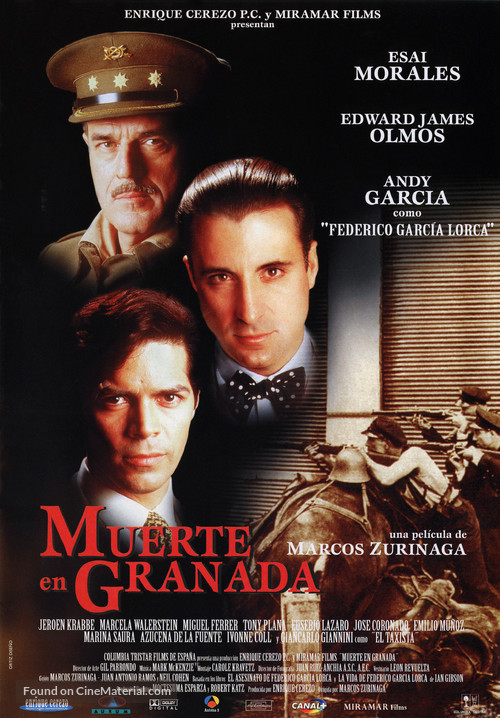 The Disappearance of Garcia Lorca - Spanish Movie Poster