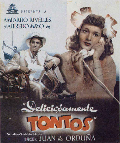 Deliciosamente tontos - Spanish Movie Poster