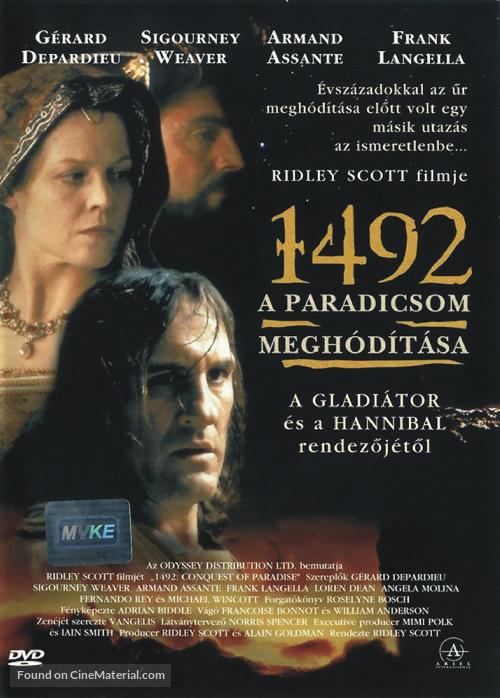 1492: Conquest of Paradise - Hungarian DVD movie cover