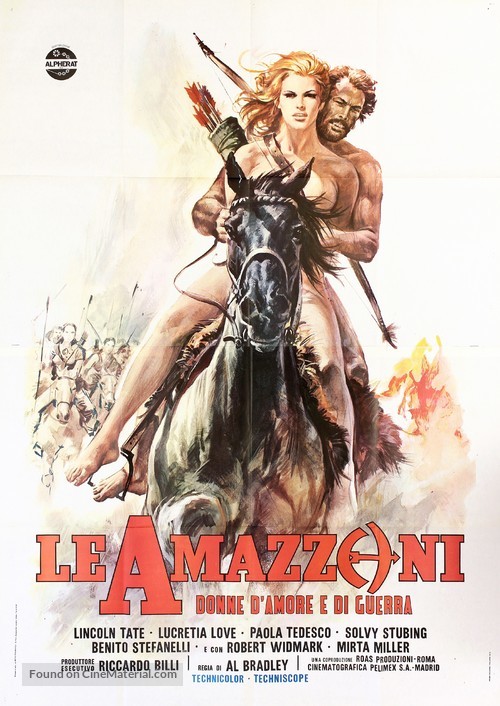 Le amazzoni - donne d&#039;amore e di guerra - Italian Movie Poster