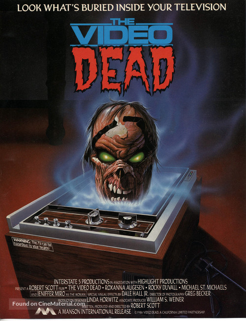 The Video Dead - Movie Poster