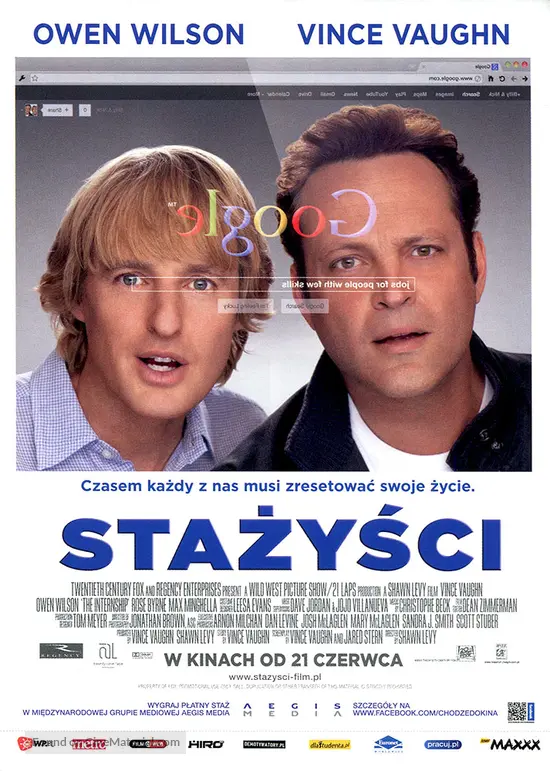 The Internship - Polish Movie Poster