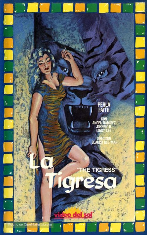 La tigresa - Mexican VHS movie cover