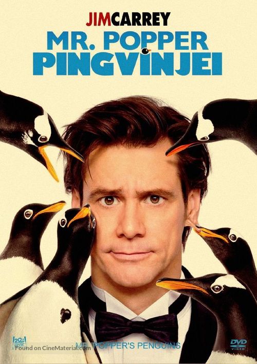 Mr. Popper&#039;s Penguins - Hungarian DVD movie cover