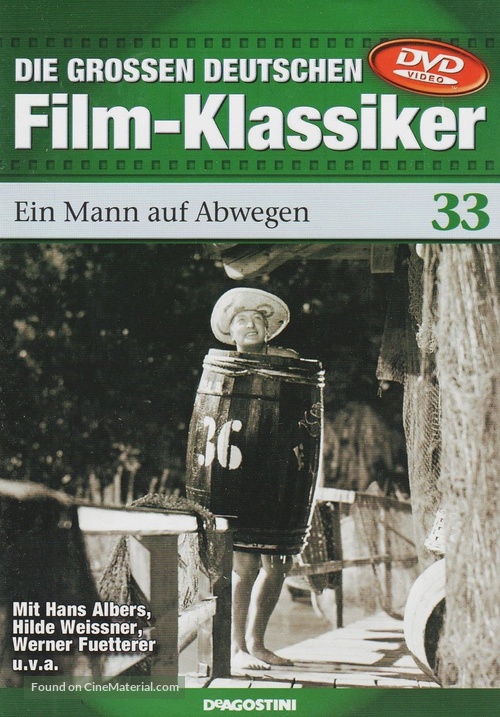 Ein Mann auf Abwegen - German DVD movie cover