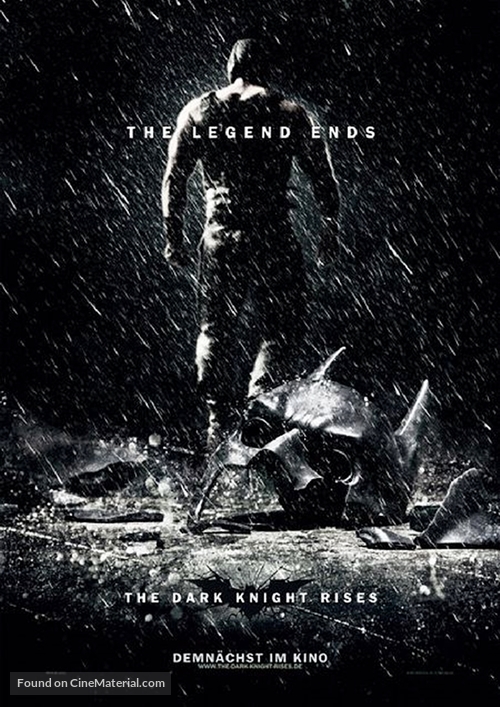 The Dark Knight Rises - German Movie Poster